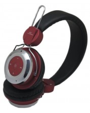 Bežične slušalice s mikrofonom Elekom - EK-1008, crvene -1