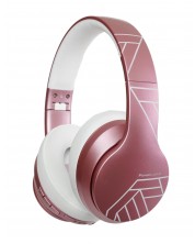 Bežične slušalice PowerLocus - P6 Matte, ružičaste -1