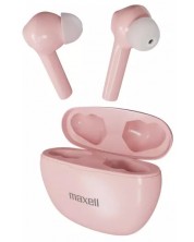 Bežične slušalice Maxell - Dynamic, TWS, ružičaste