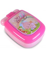 Igračka za bebu Moni Toys - Preklopni telefon, pink -1