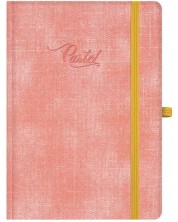 Dnevnik Lastva Pastelix - A5, 112 l, chamois, redovi, rozi -1