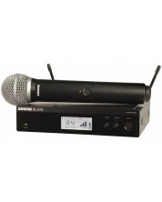 Bežični mikrofonski sustav Shure - BLX24RE/PG58-T11, crni