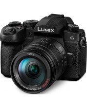Kamera bez ogledala Panasonic - Lumix DC-G90, 14-140mm, Black -1
