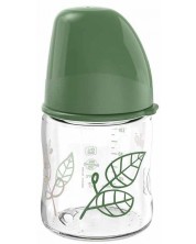 Dječja bočica za dječaka NIP Green - Cherry, Flow S, 120 ml -1