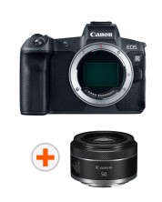 Kamera bez ogledala Canon - EOS R, 30.3MPx, crna + Objektiv Canon - RF 50mm, F/1.8 STM -1