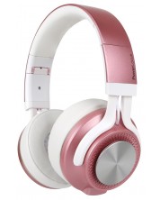 Bežične slušalice PowerLocus - P3 Matte, ružičaste -1