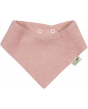 Podbradak-bandana od flisa za bebe Bio Baby - od forte, ružičasti
