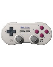 Bežični kontroler 8BitDo - SN30 Pro, Hall Effect Edition, G Classic, White (Nintendo Switch/PC) -1