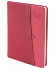 Dnevnik Spree Canberra - S džepom za GSM i olovku, 168 listova, crveni