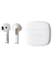 Bežične slušalice Sudio - N2, TWS, bijele