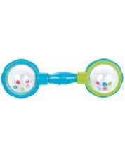 Zvečka za bebe Canpol - Uteg s lopticama, plavo-zelena -1