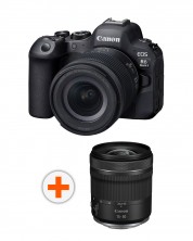 Kamera bez ogledala Canon - EOS R6 Mark II, RF 24-105mm, f/4-7.1 IS STM + Objektiv Canon - RF, 15-30mm, f/4.5-6.3 IS STM -1