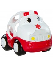 Igračka za bebu Bright Starts - Go Grippers Vehicle, kola hitne pomoći