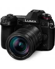 Kamera bez ogledala Panasonic - Lumix G9, Leica 12-60mm, Black -1