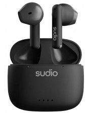 Bežične slušalice Sudio - A1, TWS, crne -1