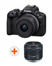 Kamera bez ogledala Canon - EOS R50, RF-S 18-45mm, f/4.5-6.3 IS STM + Objektiv Canon - RF 35mm f/1.8 IS Macro STM -1