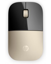 Miš HP - Z3700, optički, bežični, zlatno/crni -1