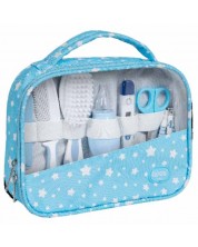 Dječji higijenski set s toaletnom torbicom Wee Baby - Plavi -1