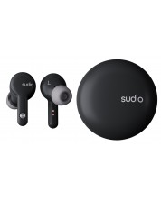 Bežične slušalice Sudio - A2, TWS, ANC, crne