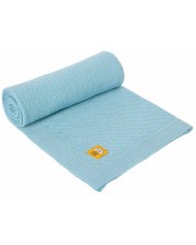 Dekica za bebe od merino vune Shushulka - 80 х 100 cm, plava -1