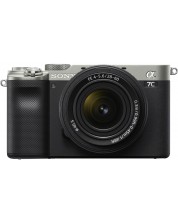 Fotoaparat bez zrcala Sony - Alpha 7C, FE 28-60mm, Silver -1