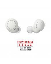 Bežične slušalice Sony - WF-C500, TWS, bijele -1