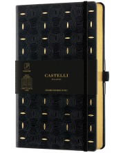 Dnevnik Castelli Copper & Gold - Rice Grain Gold, 13 x 21 cm, s linijama -1