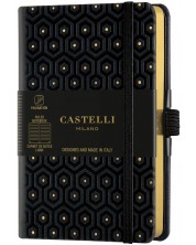 Bilježnica Castelli Copper & Gold - Honey Gold, 9 x 14 cm, na linije -1