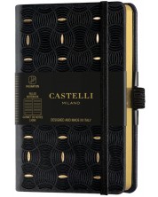 Bilježnica Castelli Copper & Gold - Rice Grain Gold, 9 x 14 cm, na linije -1