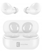 Bežične slušalice Cellularline - Twink, TWS, bijele