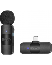 Bežični mikrofonski sustav Boya - BY-V1 Lightning, crni -1