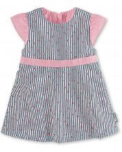 Haljina za bebe sa UV 30+ zaštitom Sterntaler - Prugasta, 74 cm, 6-9 mjeseci -1
