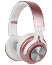 Bežične slušalice PowerLocus - P3, ružičaste -1