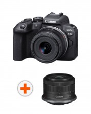Kamera bez ogledala Canon - EOS R10, 18-45mm STM, Black + Adapter Canon EF-EOS R + Objektiv Canon - RF-S, 10-18mm, f/4.5-6.3, IS STM