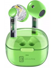 Bežične slušalice Cellularline - Fine  TWS, zelene