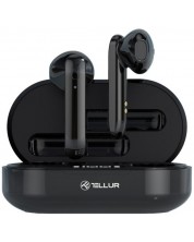 Bežične slušalice Tellur - Flip, TWS, crne -1
