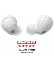 Bežične slušalice Sony - WF-C700N, TWS, ANC, bijele