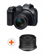 Kamera bez ogledala Canon - EOS R7, RF-S 18-150mm IS STM, Black + Objektiv Canon - RF-S, 10-18mm, f/4.5-6.3, IS STM -1