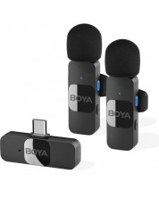 Bežični mikrofonski sustav BOYA - BY-V20, USB-C, crni