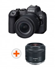 Kamera bez ogledala Canon - EOS R6 Mark II, RF 24-105mm, f/4-7.1 IS STM + Objektiv Canon - RF 35mm f/1.8 IS Macro STM