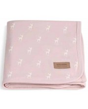 Dekica za bebe Bonjourbebe - 65 x 80 cm, Deer Pink -1