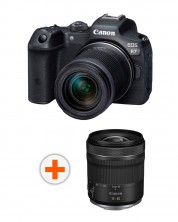 Kamera bez ogledala Canon - EOS R7, RF-S 18-150mm IS STM, Black + Objektiv Canon - RF, 15-30mm, f/4.5-6.3 IS STM -1