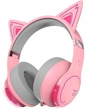 Bežične slušalice s mikrofonom Edifier - G5BT CAT, ružičaste