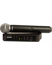 Bežični mikrofonski sustav Shure - BLX24E/SM58, crni