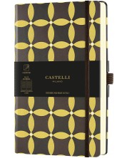 Bilježnica Castelli Oro - Corianders, 13 x 21 cm, s linijama