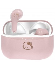Dječje slušalice OTL Technologies - Hello Kitty, TWS, ružičaste/bijele