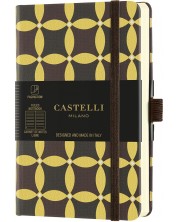 Bilježnica Castelli Oro - Corianders, 9 x 14 cm, s linijama