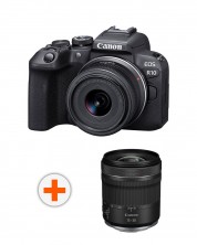 Kamera bez ogledala Canon - EOS R10, 18-45mm STM, Black + Adapter Canon EF-EOS R + Objektiv Canon - RF, 15-30mm, f/4.5-6.3 IS STM -1