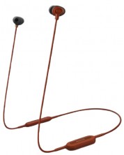 Bežične slušalice s mikrofonom Panasonic - RP-NJ310BE-R, crvene