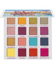 BH Cosmetics Paleta sjenila Summer In St Tropez, 16 boja